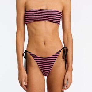 Triangl Swimwear Kaya Crochet Bandeau Bikini SET - Caro - Size Large